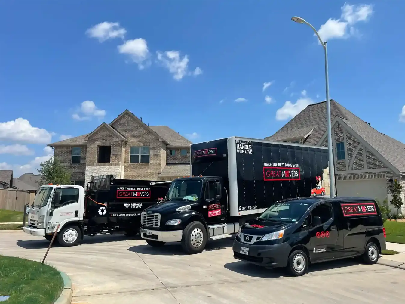 Great Movers crew loading a truck in Houston