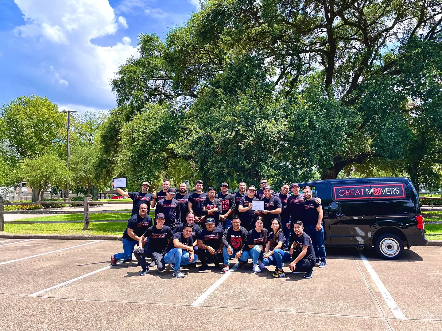 Great Movers crew preparing for a move